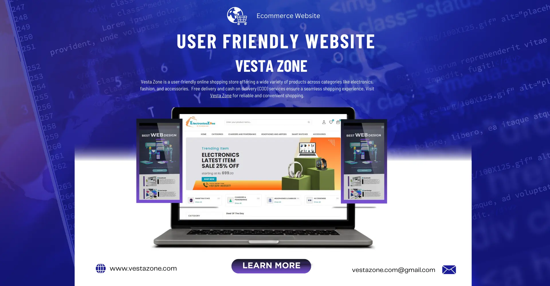 User Friendly Website